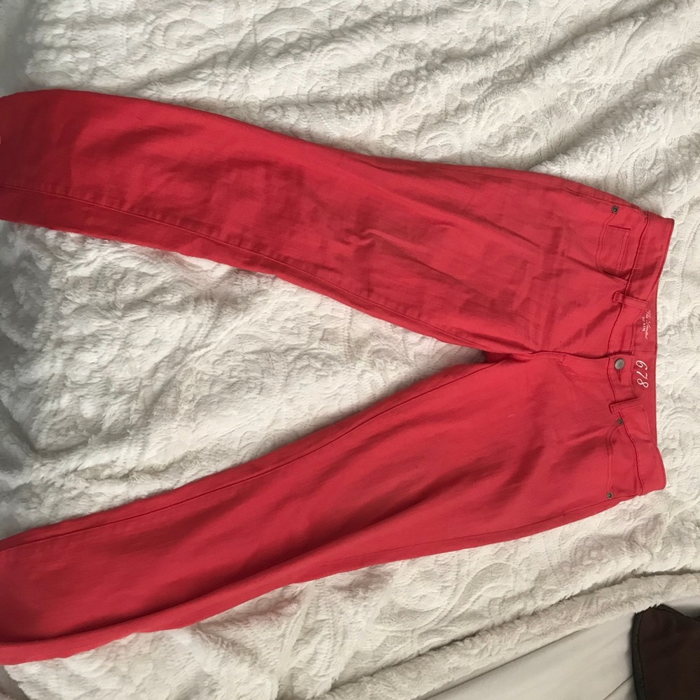 Beautiful peach jeans
